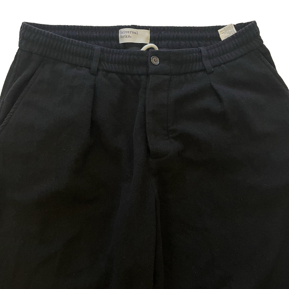 Universal Works Pleated Track Pant Wool Mens 36x30 Academia Sustainable Elastic - Picture 5 of 16